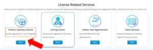 Learning License Online Apply